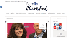 Desktop Screenshot of familycherished.com