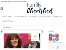 Tablet Screenshot of familycherished.com